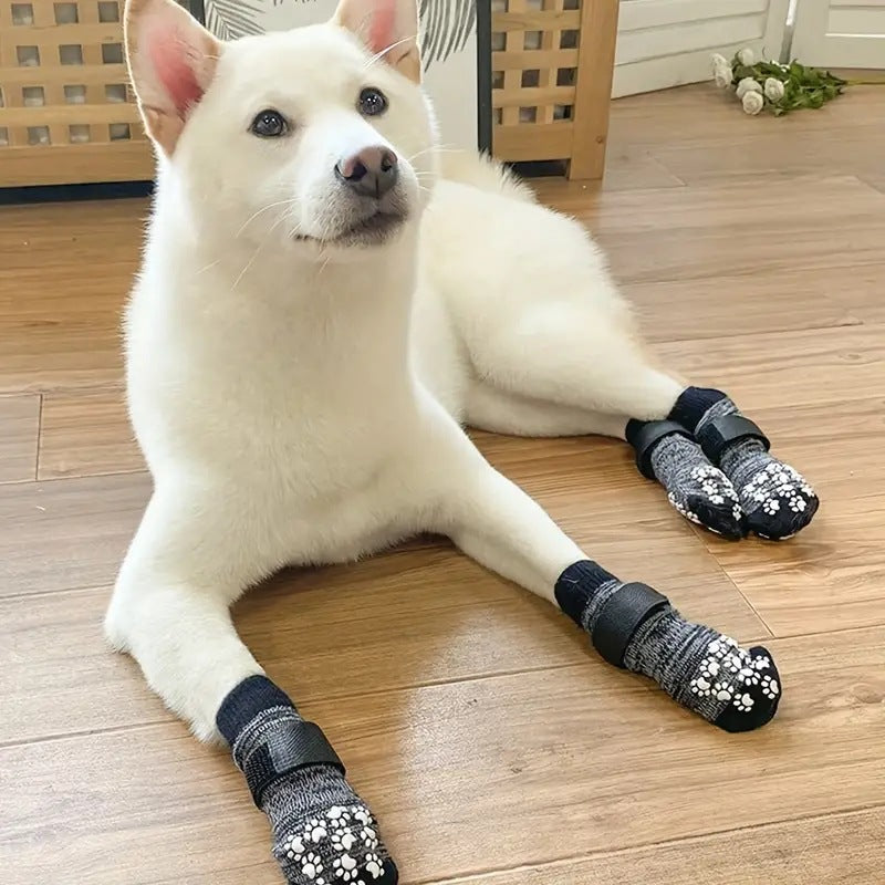 Waterproof Warm Ankle Socks for Medium Dogs