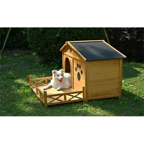 Dog Kennel With Water-Resistant Roof